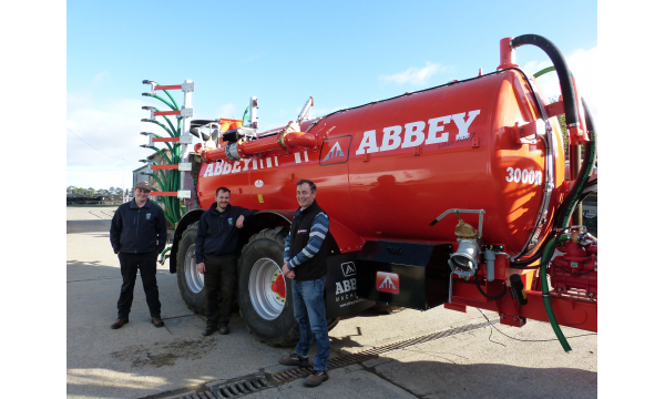 Abbey Machinery SMART Tanker and Applicator used in UCD study