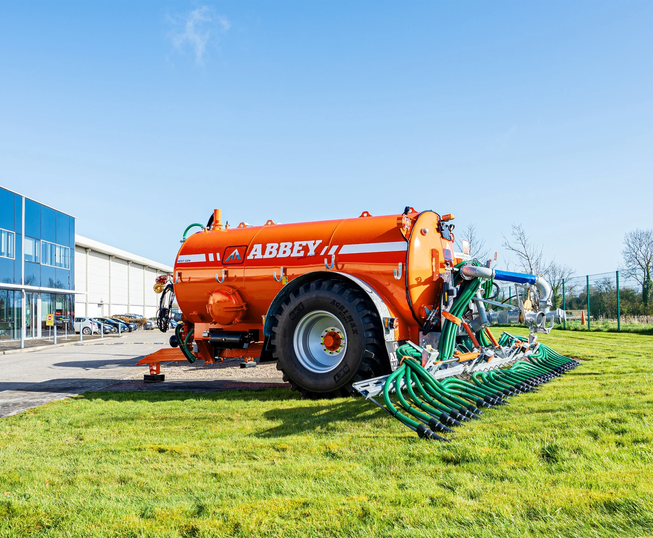 Abbey Machinery Agri Pro Trailing Shoe on a sunny day
