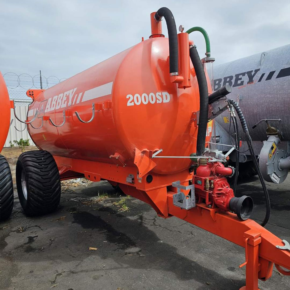 Abbey Machinery Super Sprung Drawbar Tanker 2000SD