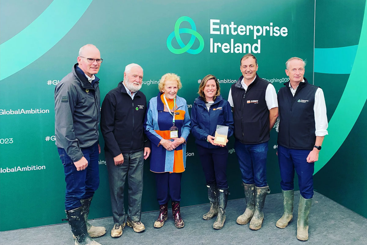 Abbey Machinery win Ag Tech Innovation Award at National Ploughing